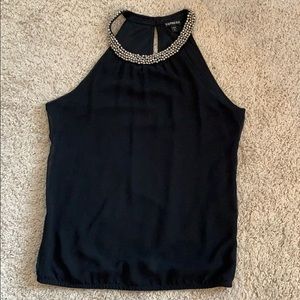 Express dress top with neck decoration Size S NWT
